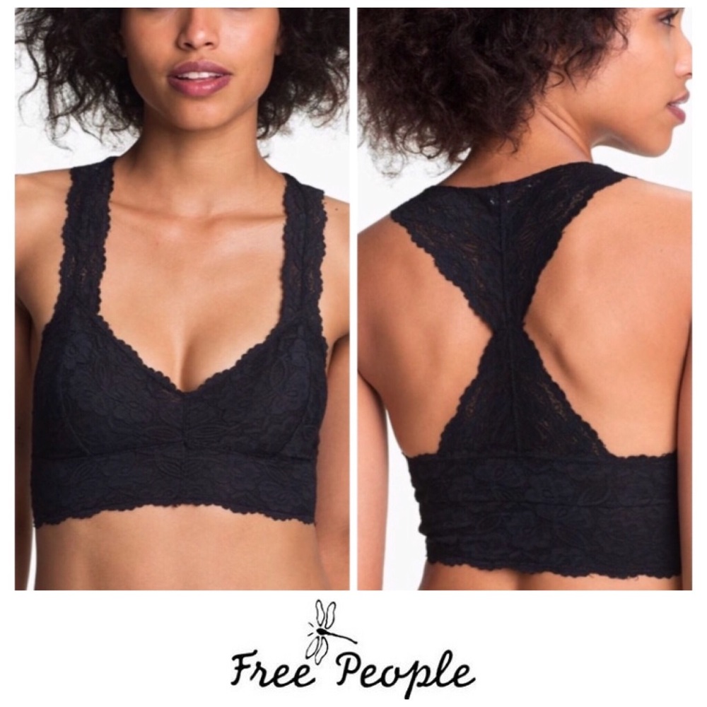 Free People Lace Racerback Bra
